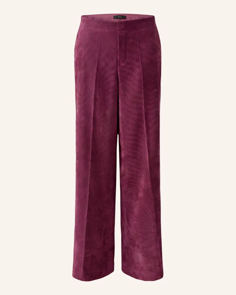 Oui  Cordhose rot Rot
