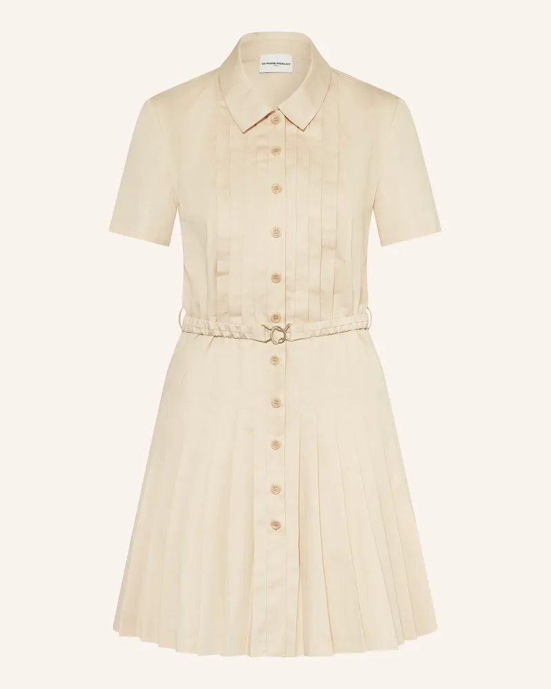 Claudie Pierlot Hemdblusenkleid Nude
