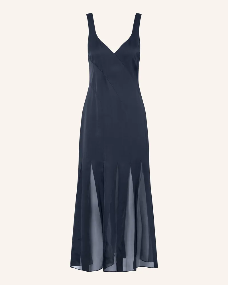 HUGO BOSS Satinkleid Donabelli blau Dunkelblau