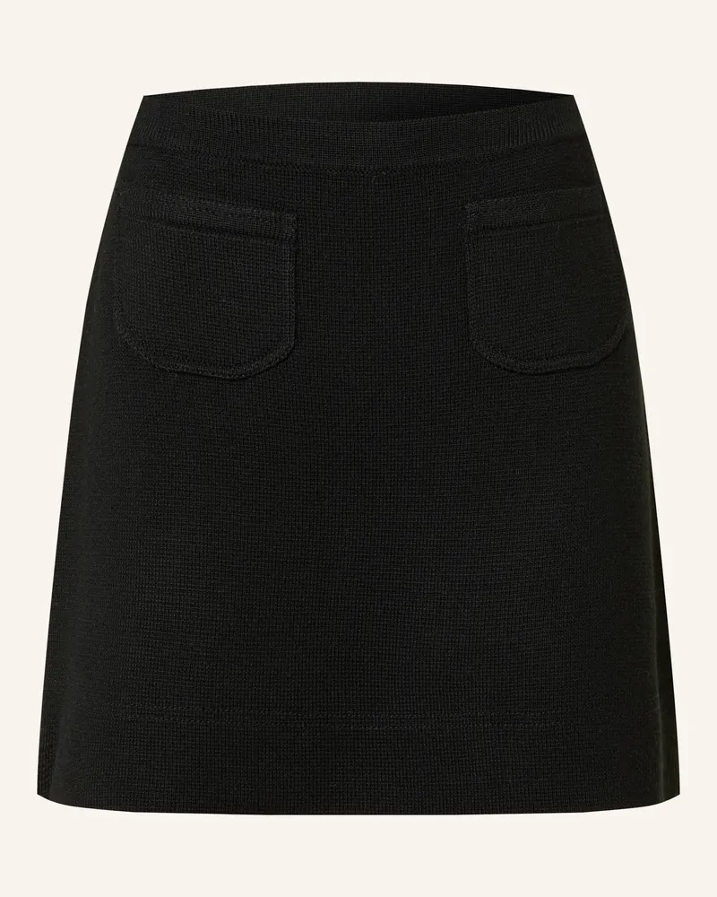 Claudie Pierlot Strickrock schwarz Schwarz