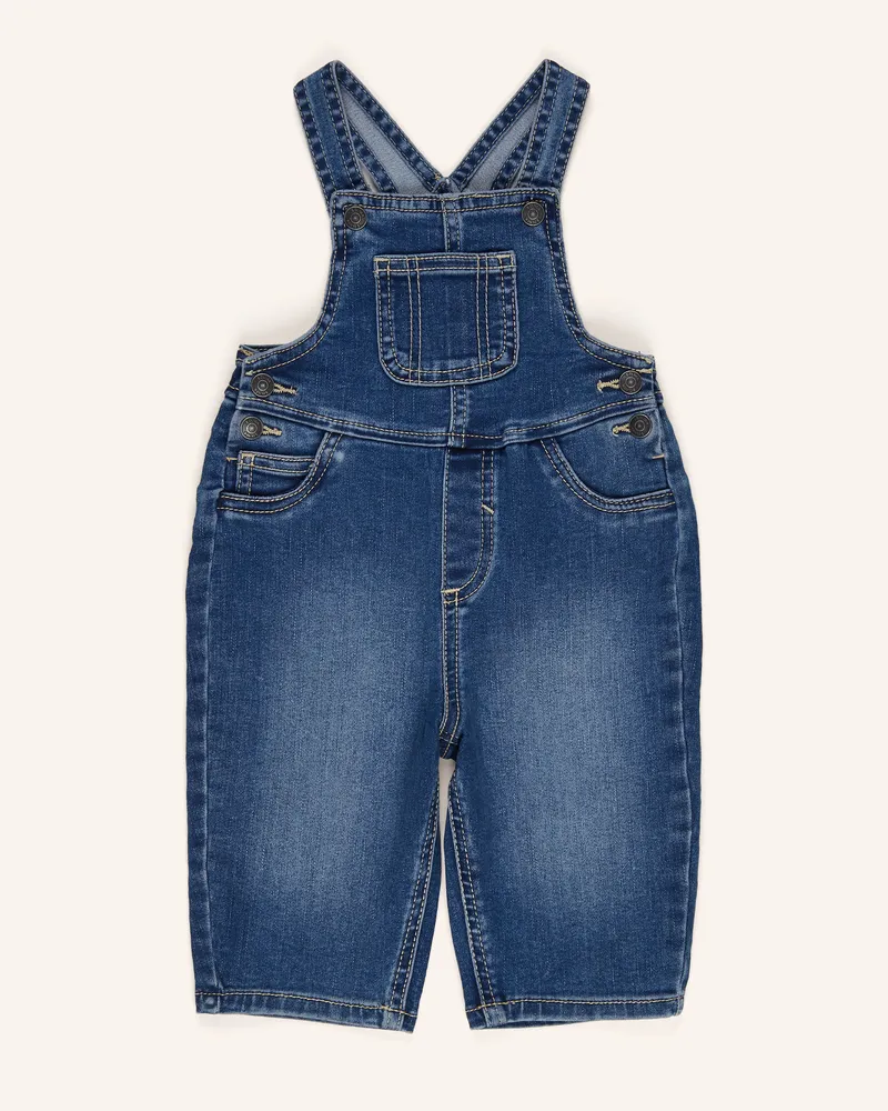 S.Oliver Jeans-Latzhose Blau