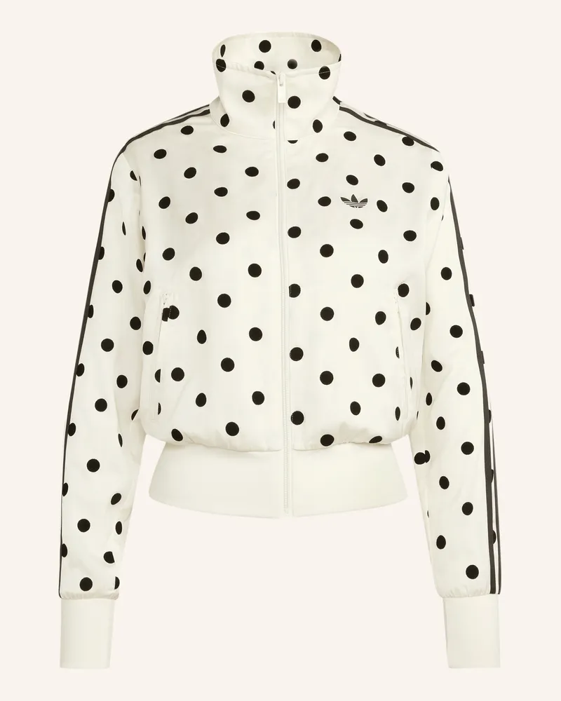 adidas Satinjacke SATIN POLKA DOTS Weiss