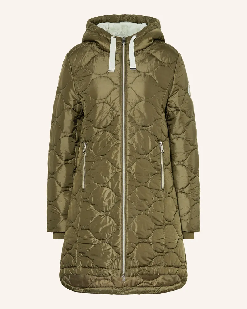 Cartoon Steppjacke Oliv