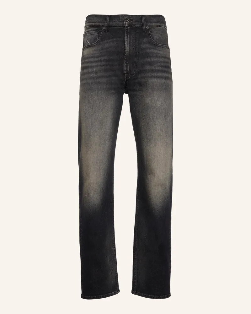 7 for all mankind Pants Easy Straight Straight Fit schwarz Schwarz