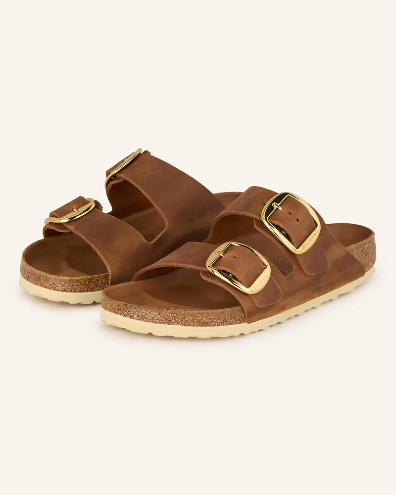 Birkenstock Pantoletten ARIZONA BIG BUCKLE Braun