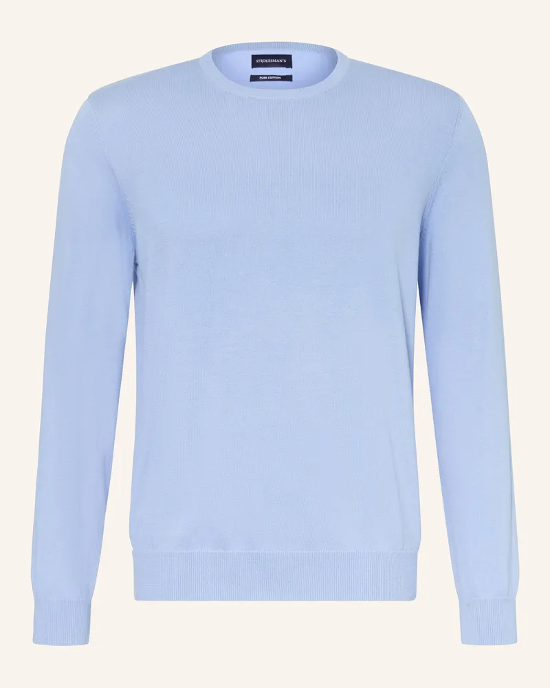 Strokesman's Strokesman Pullover blau Hellblau