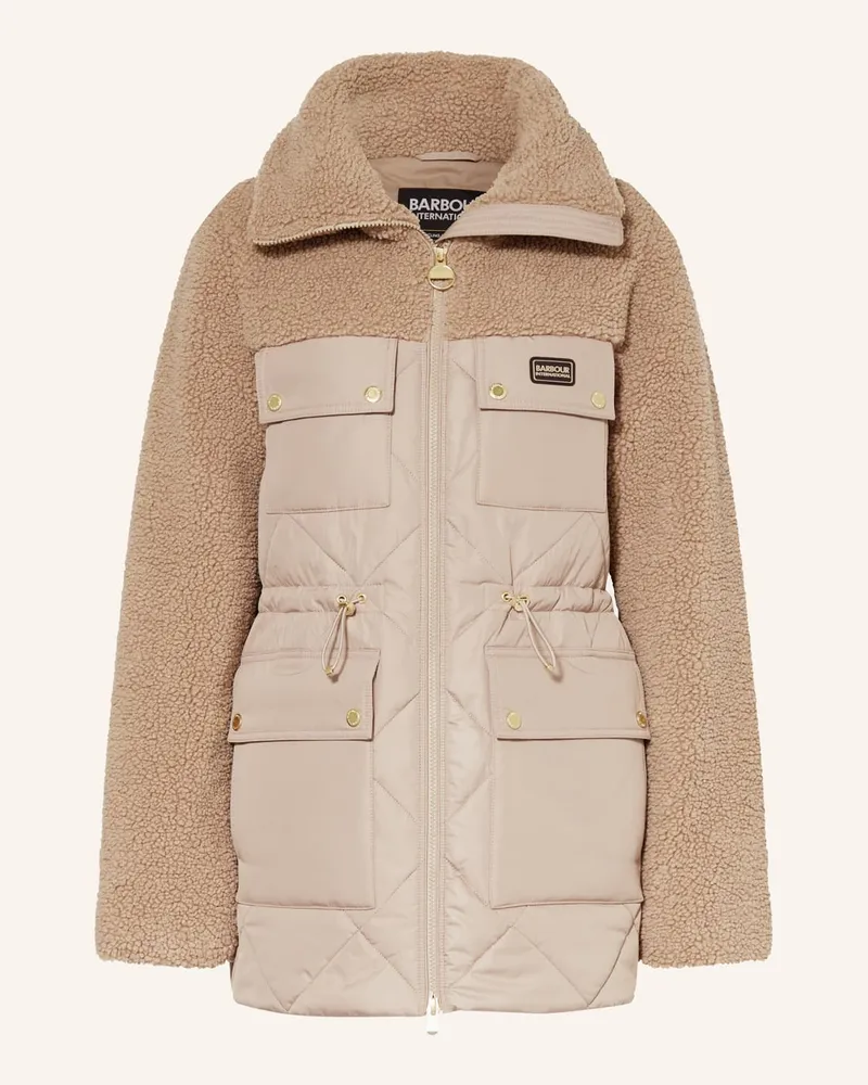 Barbour Jacke JEMISON im Materialmix Beige