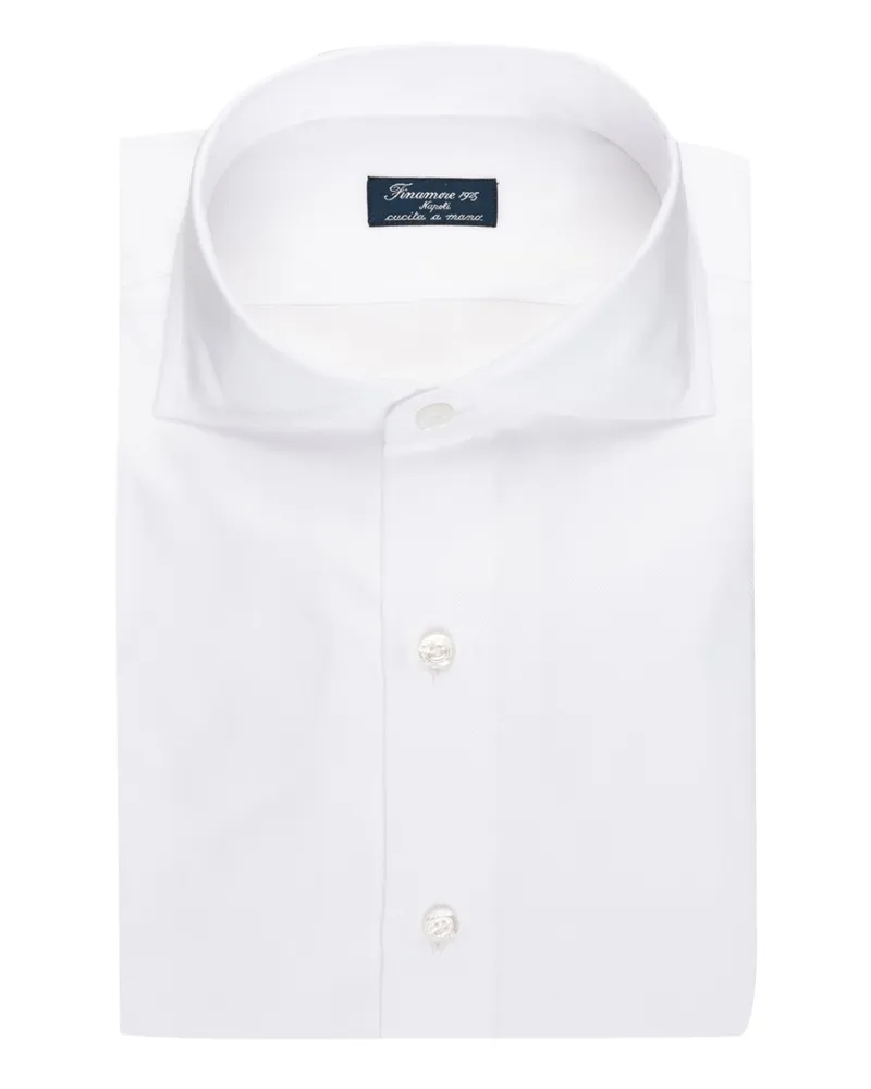 Finamore 1925 Hemd Napoli Regular Fit weiss Weiss