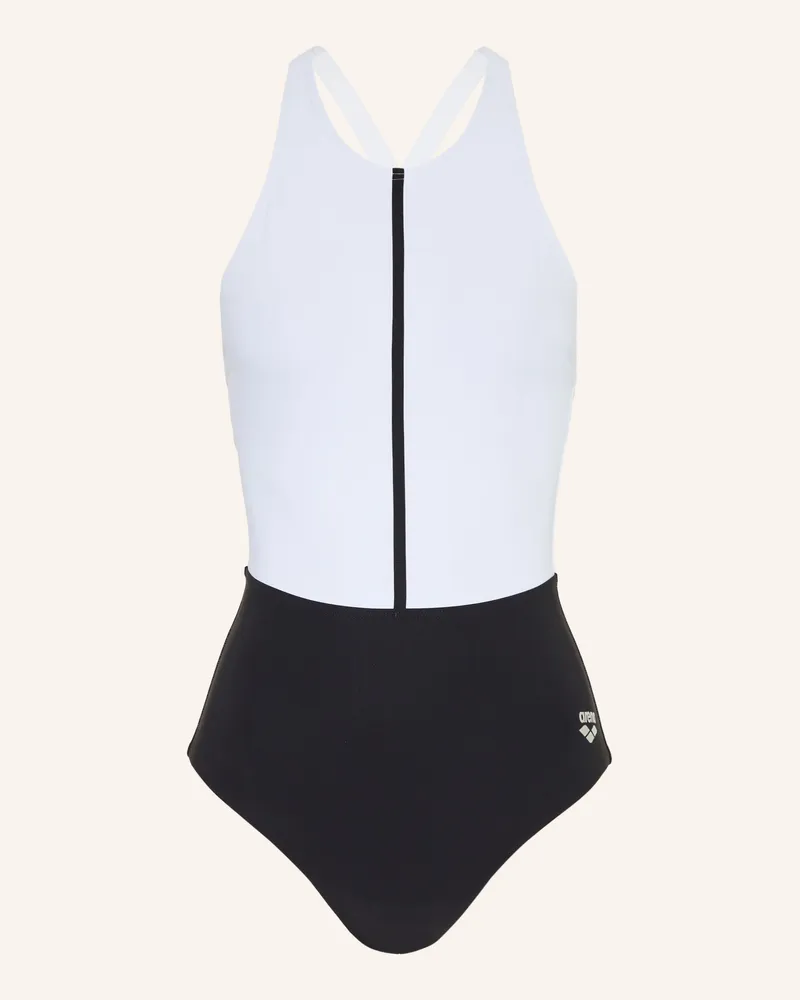 Arena Shape-Badeanzug Silvia Mit Uv-Schutz 50+ schwarz Schwarz