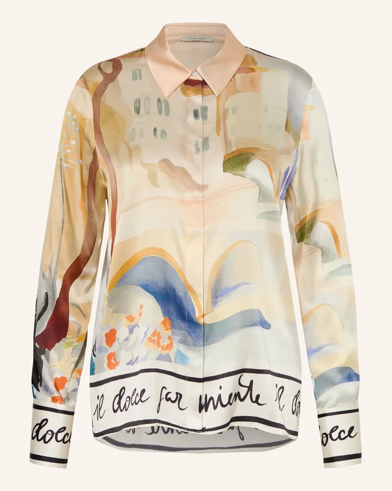 lilienfels Hemdbluse aus Seide Beige