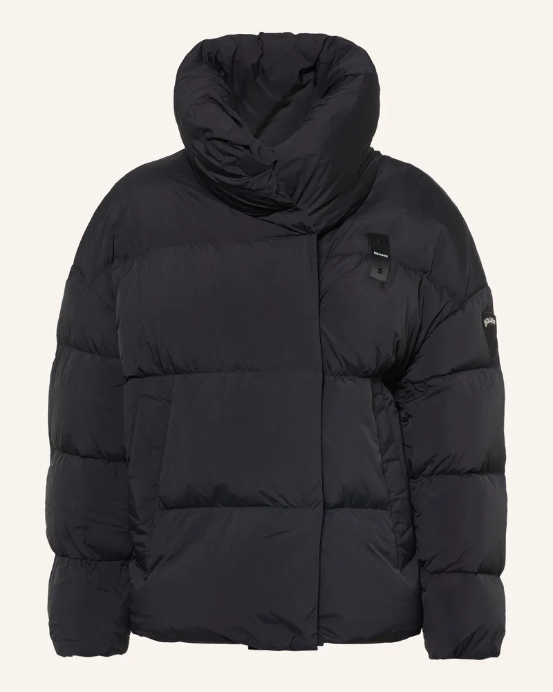 Blauer Daunenjacke Ross schwarz Schwarz