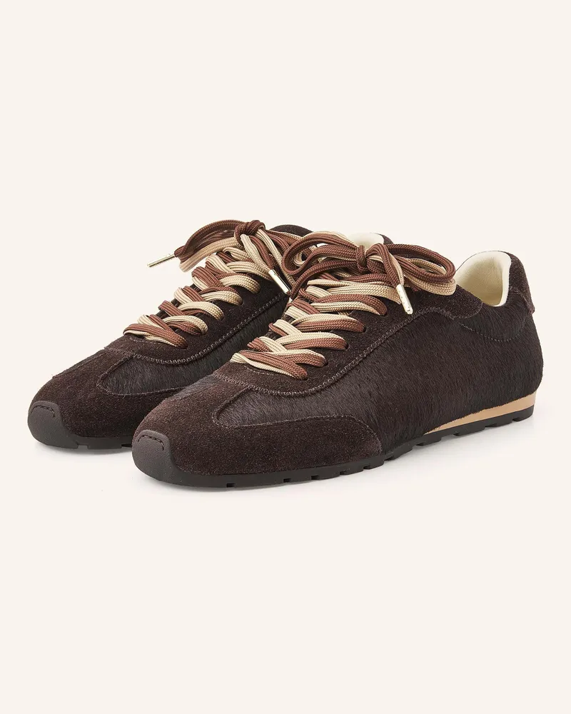 Nubikk Sneaker Billy Lou Pony braun Dunkelbraun