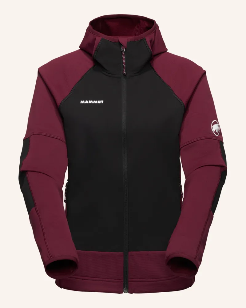Mammut Midlayerjacke MASSONE ML mit Kapuze Rot