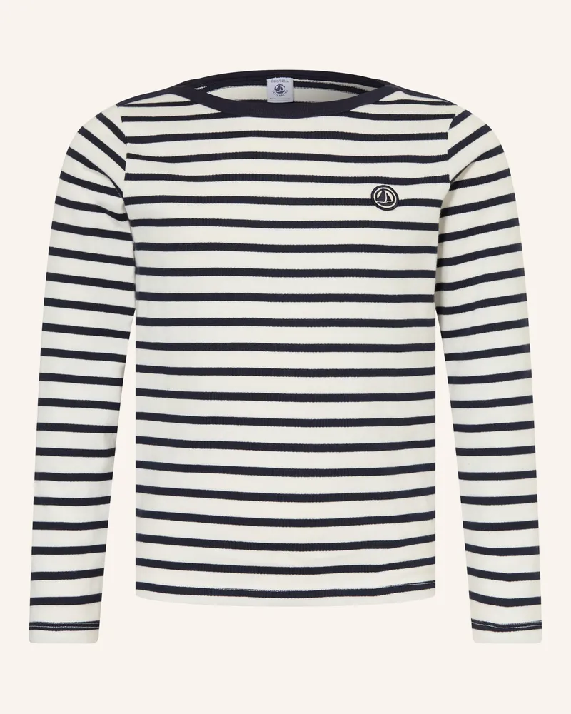 Petit Bateau Longsleeve blau Weiss