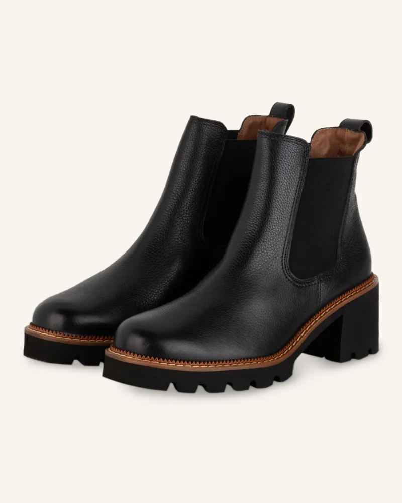 paul green Chelsea-Boots Schwarz