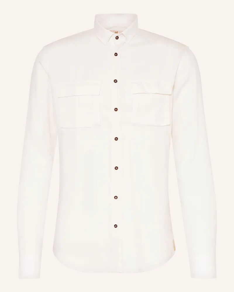 Q1 Hemd Slim Relaxed Fit Weiss