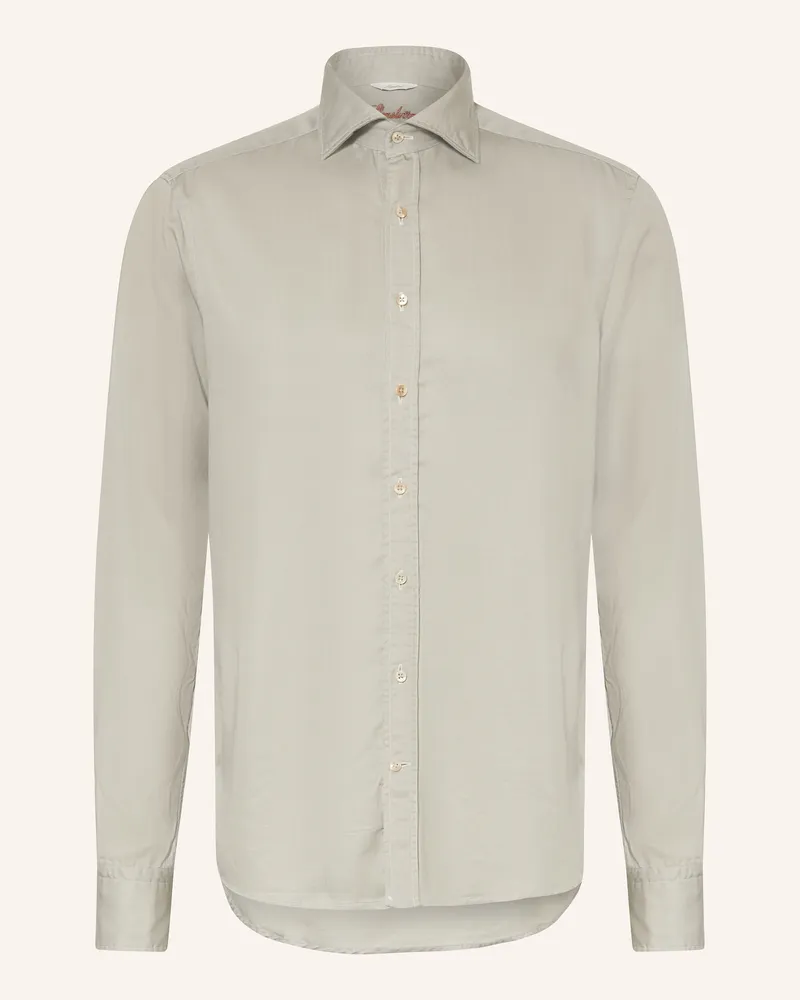 Stenströms Hemd Slim Fit Hellgrün