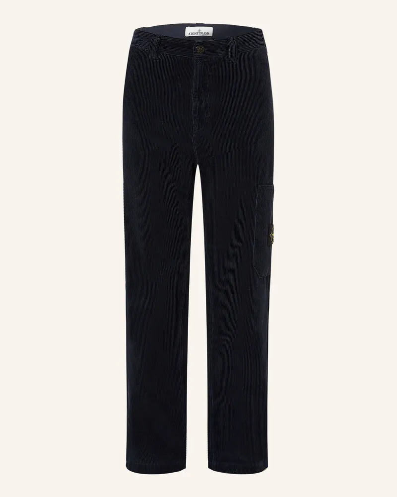 Stone Island Cordchino Tapered Fit Schwarz