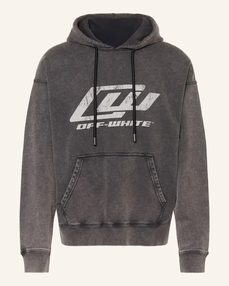 OFF-WHITE Hoodie schwarz Dunkelgrau
