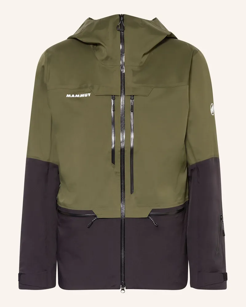 Mammut Hardshell-Skijacke HALDIGRAT Oliv