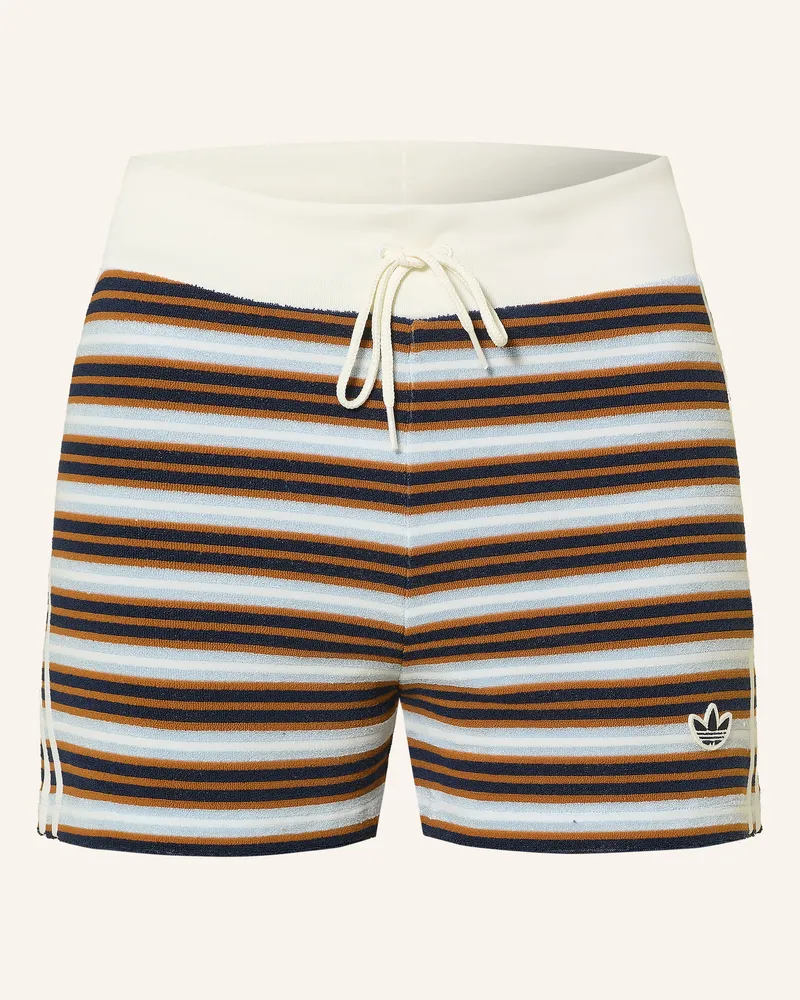 adidas Frotteshorts Booty Mit Galonstreifen blau Hellblau