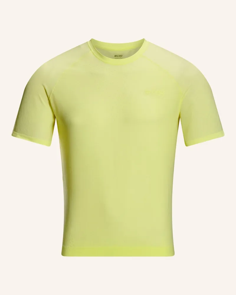 CEP Laufshirt ULTRALIGHT SHORT SLEEVE Hellgrün