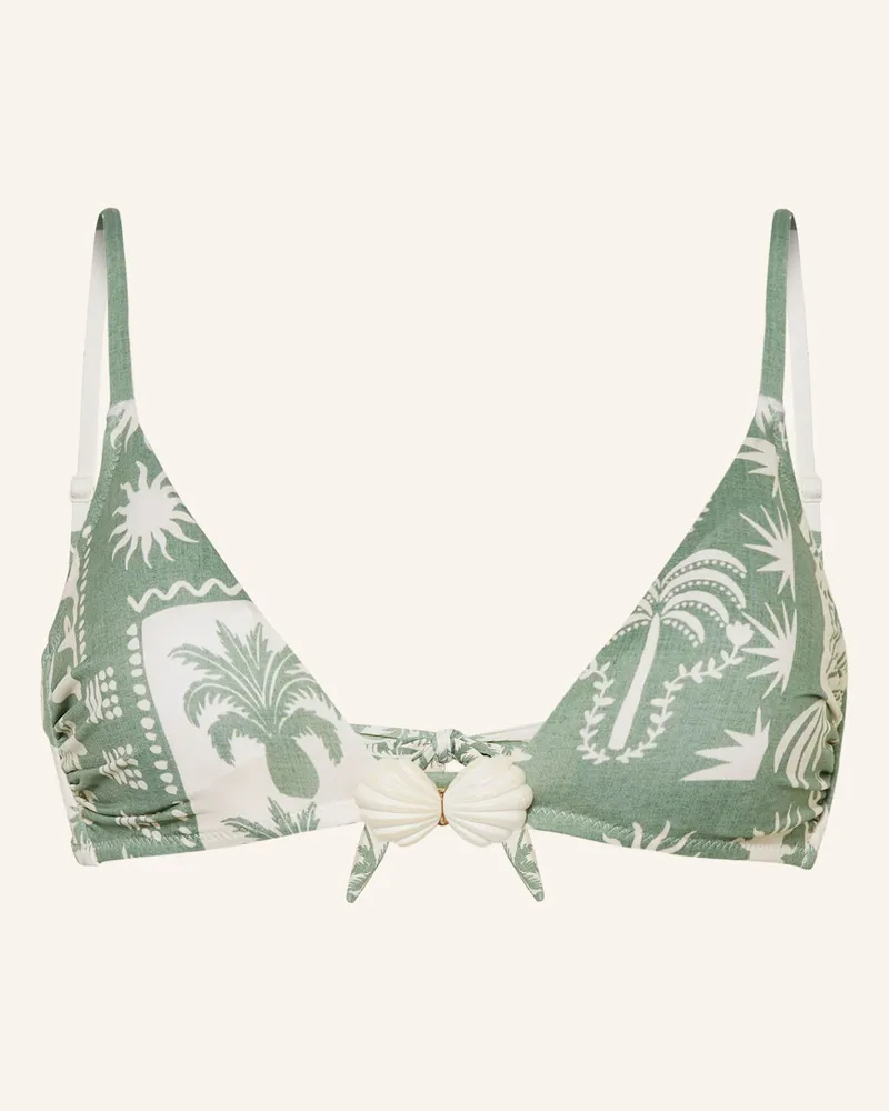 watercult Bralette-Bikini-Top RUSTIC MED Hellgrün