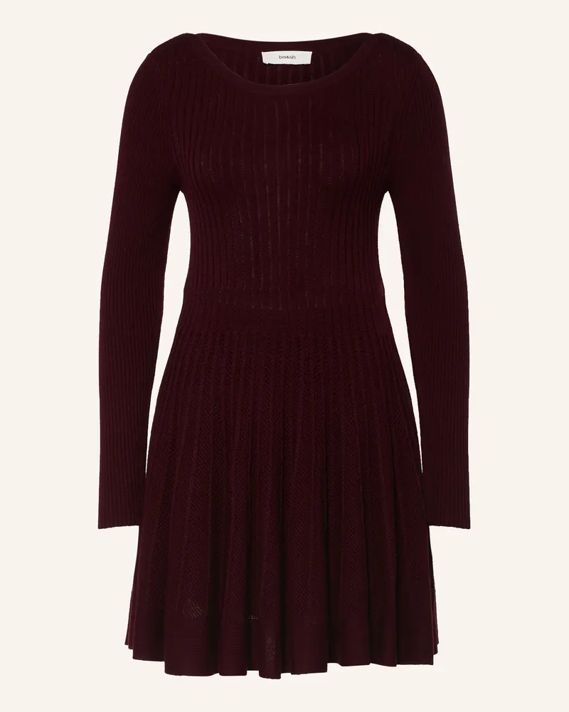 ba&sh Strickkleid Paola lila Dunkelrot