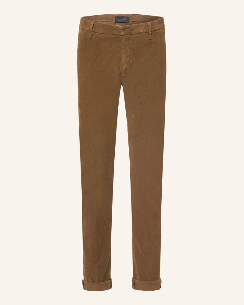 Dondup Cordhose Gaubert Slim Fit braun Dunkelbraun