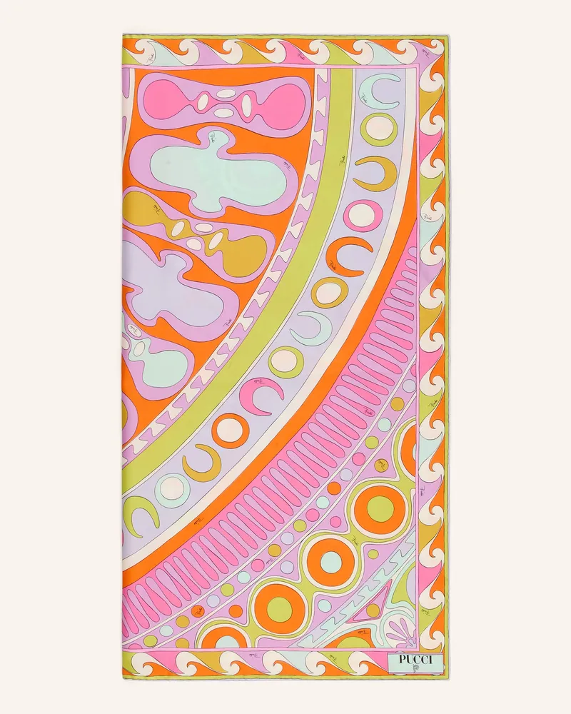 Emilio Pucci Seidentuch rosa Pink