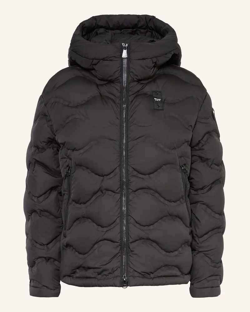 Blauer Daunenjacke Lorraine schwarz Schwarz