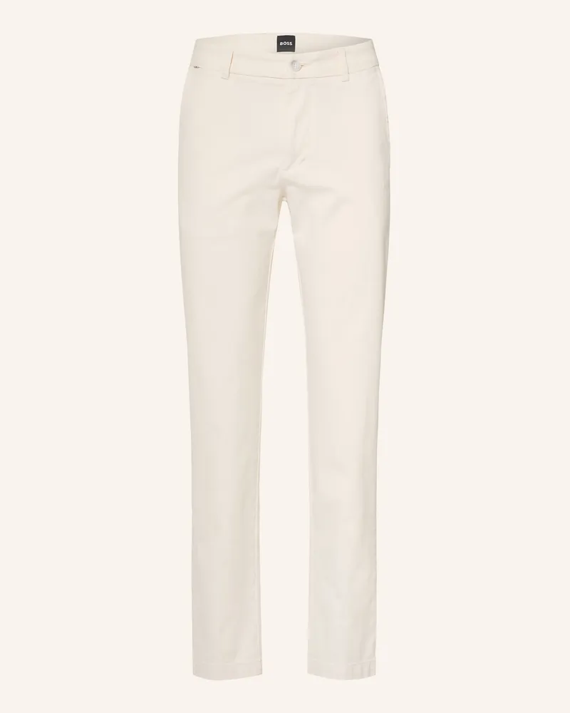 HUGO BOSS Chino Kaiton Slim Fit weiss Creme