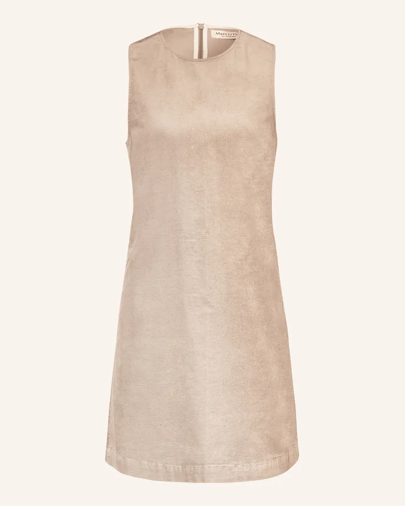 Marc O'Polo Samtkleid Hellbraun
