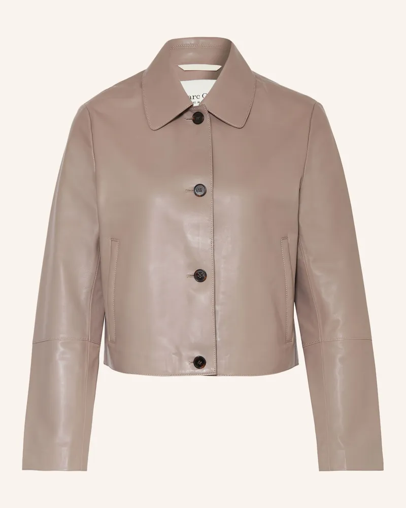Marc O'Polo Lederjacke braun Beige