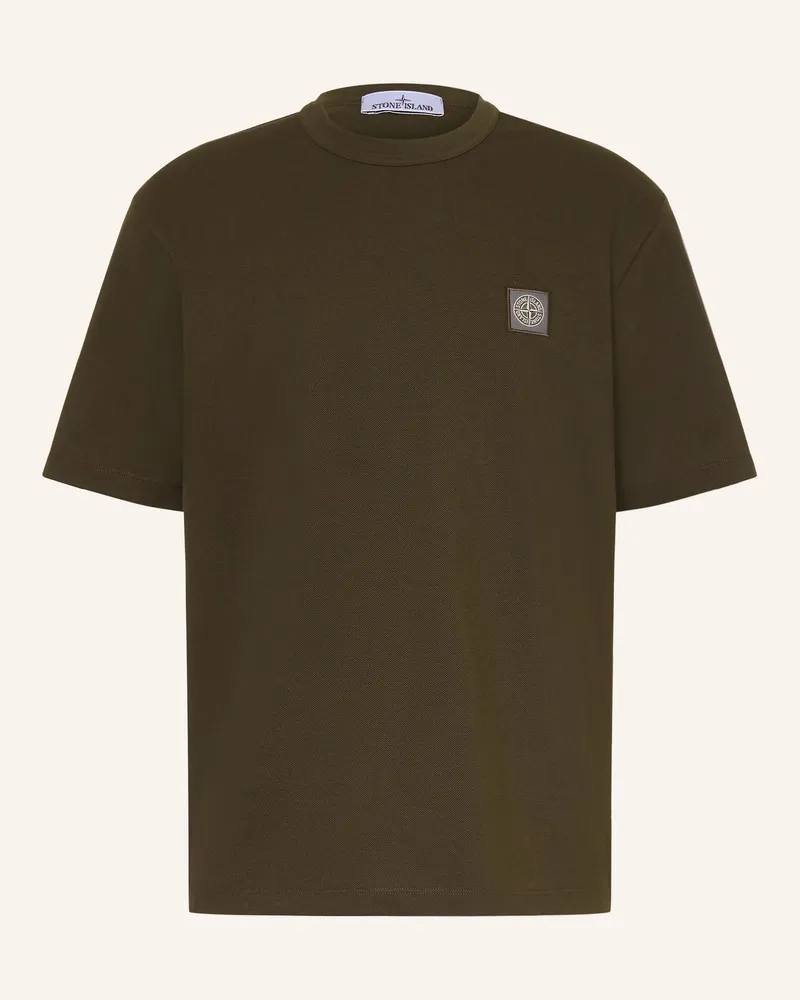 Stone Island T-Shirt gruen Dunkelgrün