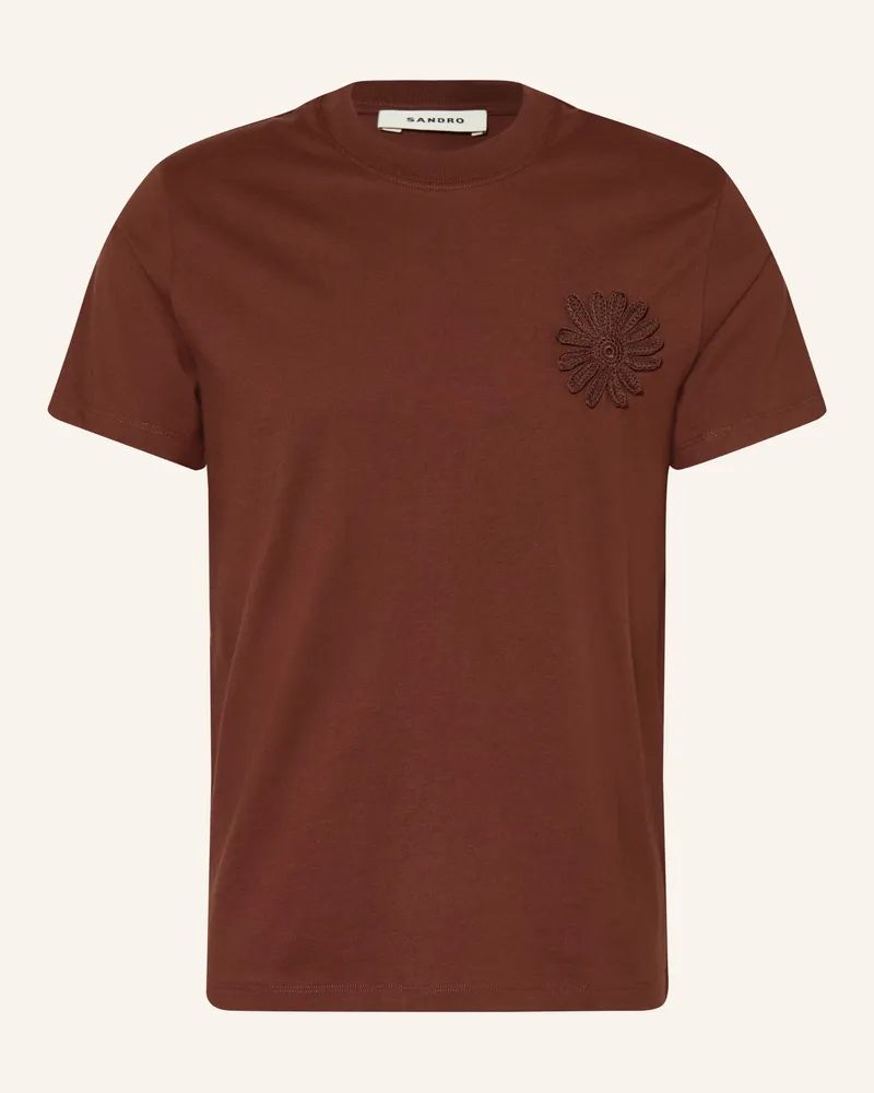 Sandro T-Shirt braun Braun
