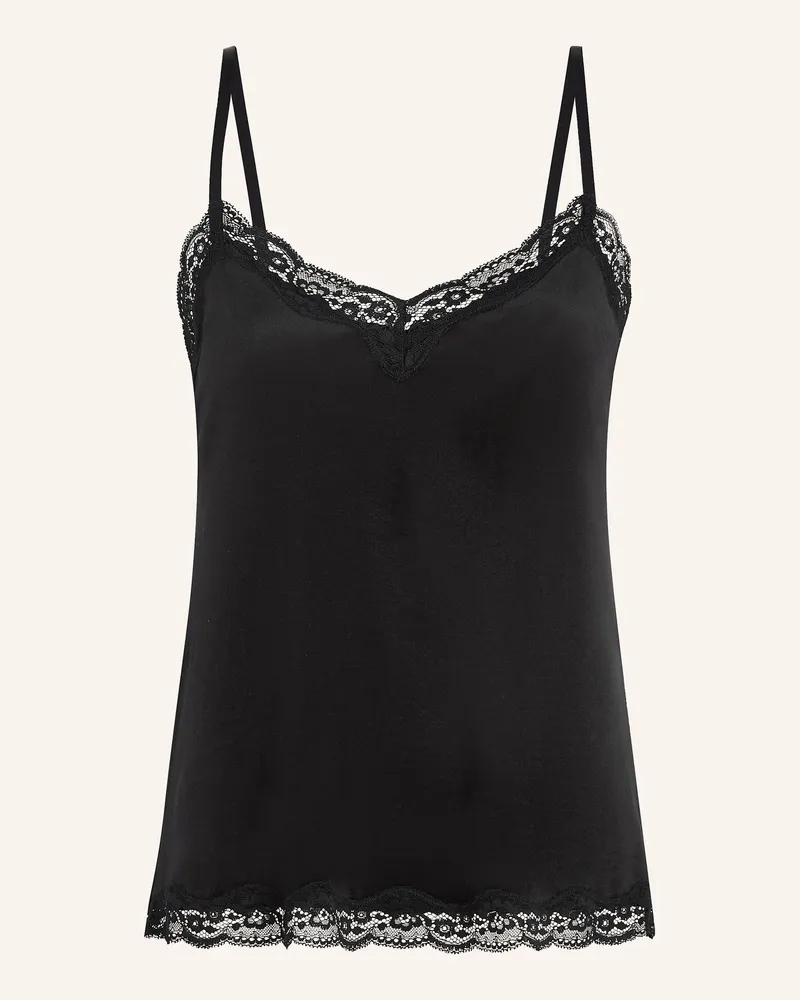 Hunkemöller Schlafshirt Cami schwarz Schwarz