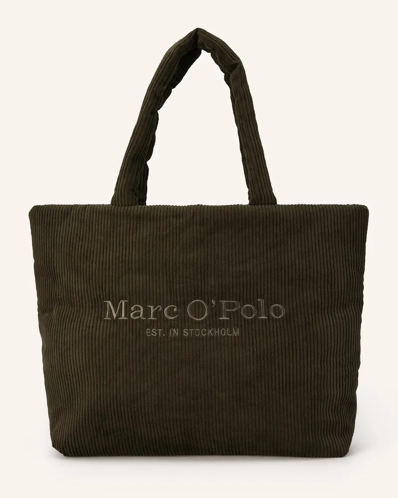 Marc O'Polo Shopper BJÖRK MEDIUM Oliv