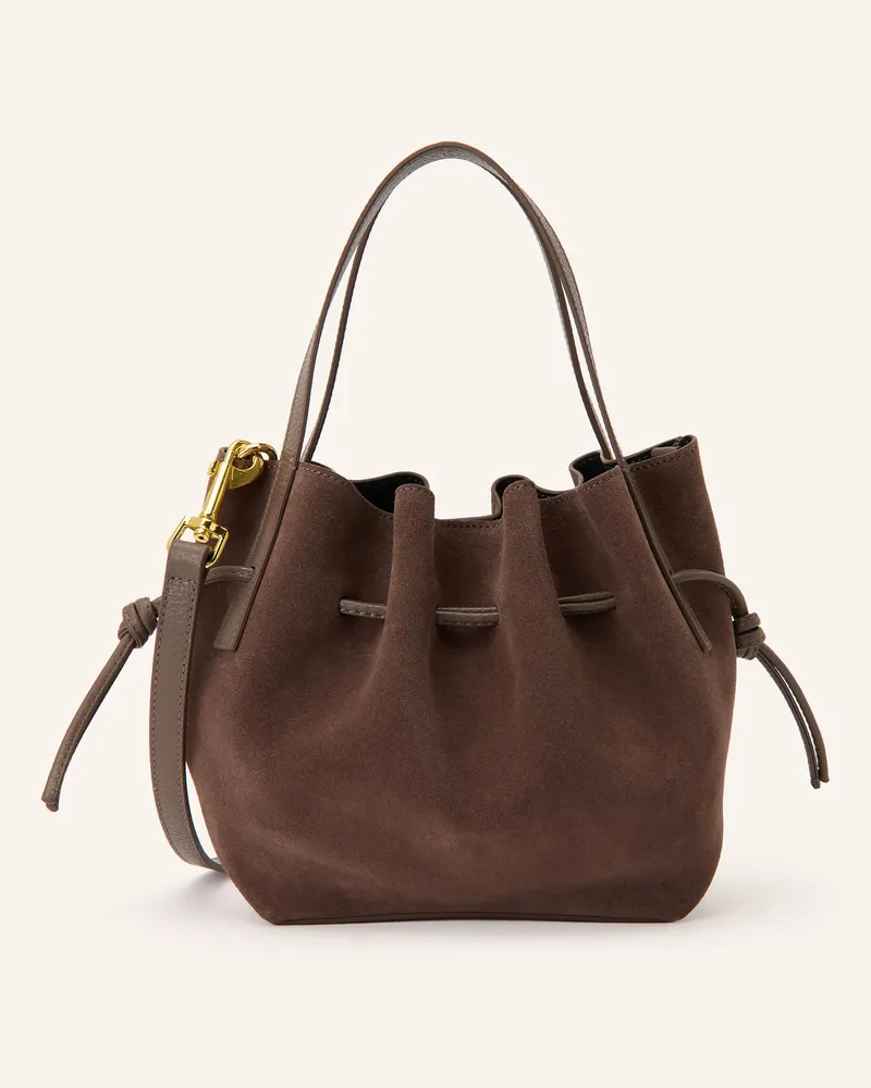 YUZEFI Beuteltasche Scallop Mini braun Braun