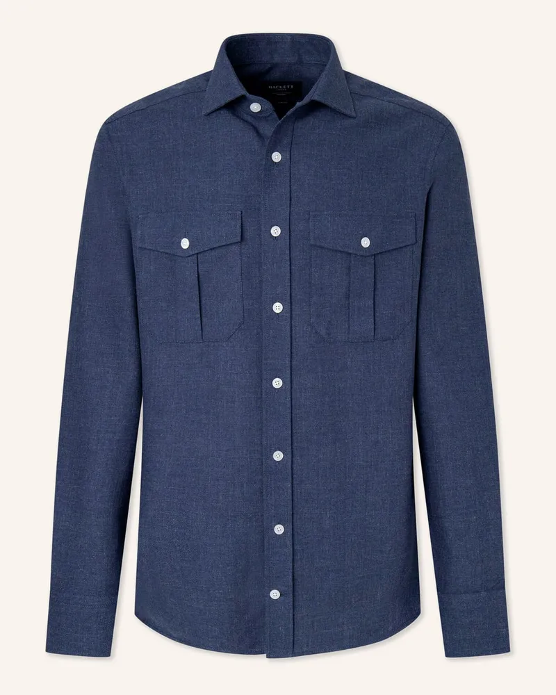 Hackett Freizeithemd CARGO SHIRT Blau