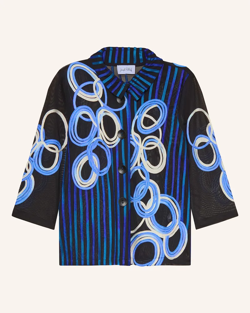 Joseph Ribkoff Mesh-Overjacket mit 3/4-Arm Schwarz