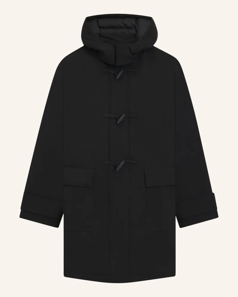 HUGO BOSS Klassischer Mantel MEVER2541 Regular Fit Schwarz