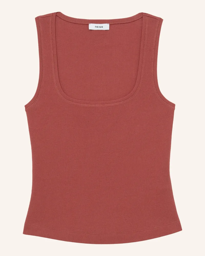 Reiss Top Riva braun Hellrot