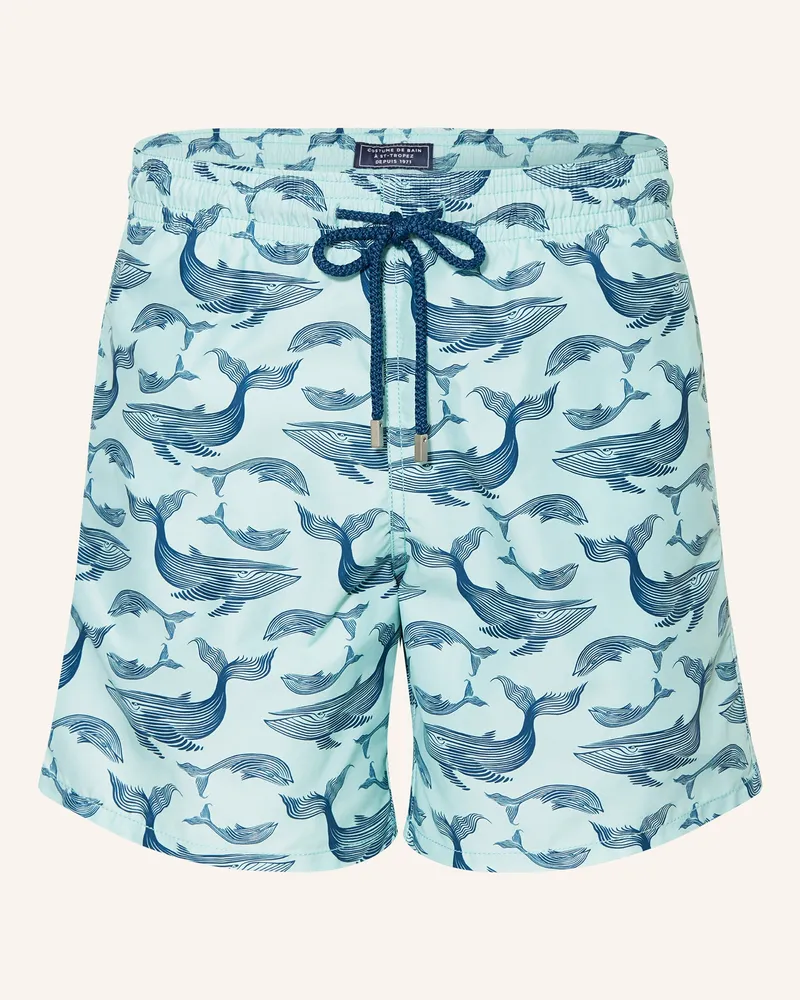 Vilebrequin Badeshorts MOOREA Hellgrün