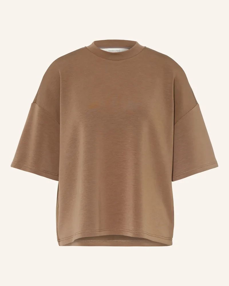 Selected Oversized-Shirt Mit 3/4-Arm braun Braun