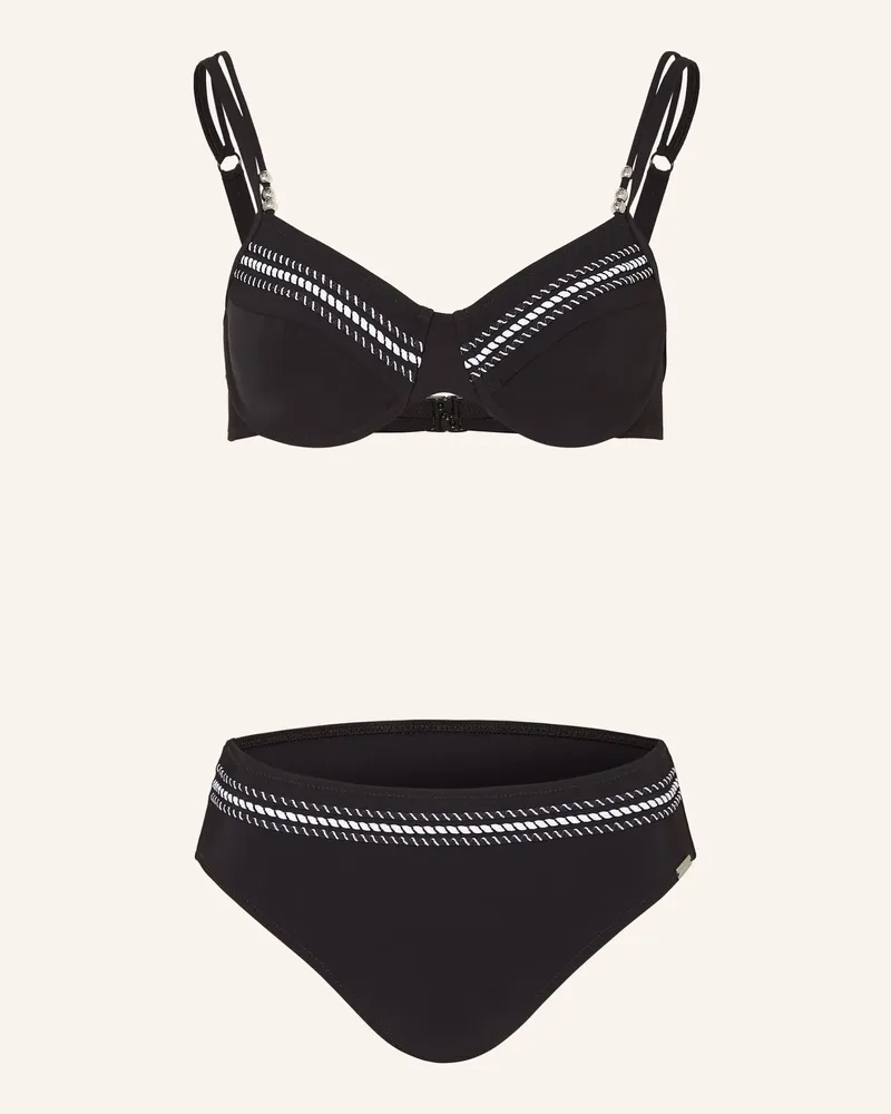 Charmline Bügel-Bikini RIBBON PLAY Schwarz