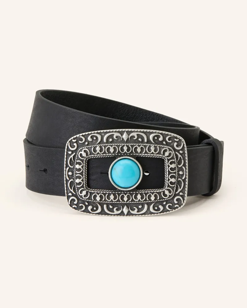 ba&sh Ledergürtel BONI Schwarz