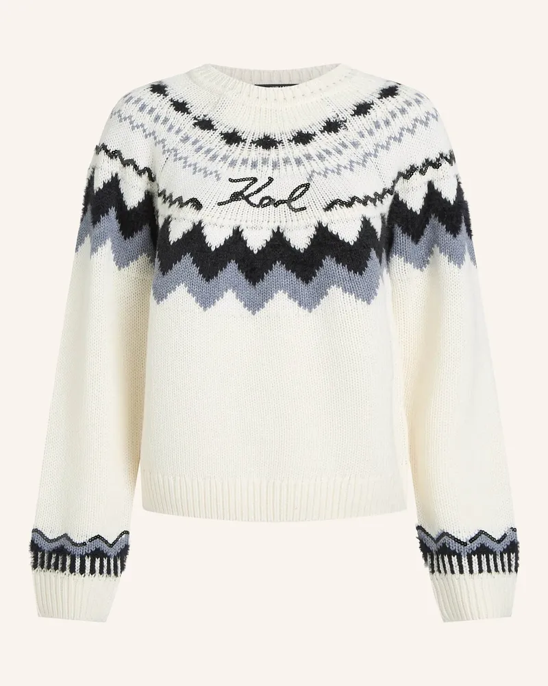 Karl Lagerfeld Top weiss Weiss
