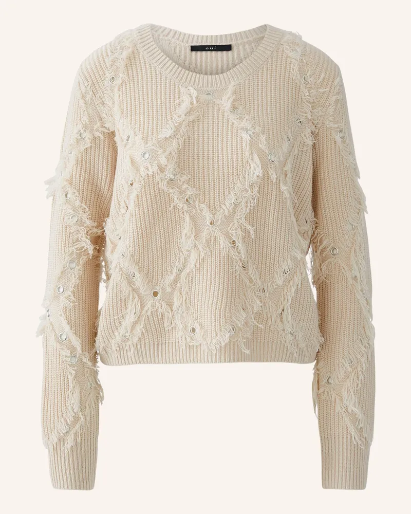 Oui  Pullover Beige