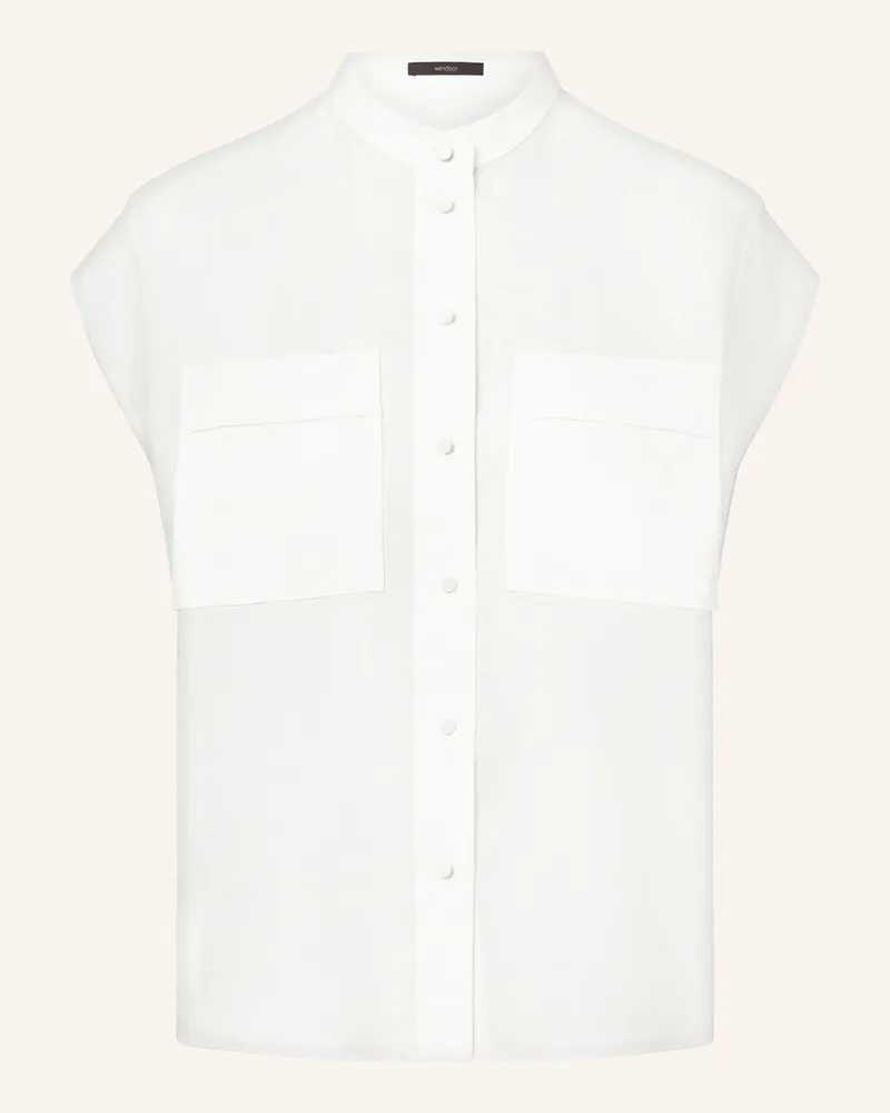 windsor. Leinenbluse Ecru